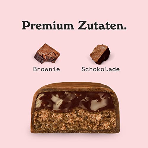 Nicks Protein Barmischung, Keto -Proteinbalken mit niedrigen Kohlenhydraten ohne Zucker zu Zucker, glutenfrei | 15G -Protein mit Kollagen (9 Proteinbalken x 50 g)