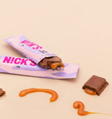 Nicks Chocolate Keto Bar Favorite se amestecă cu bare de ciocolată fără zahăr adăugat, cu gluten, dulciuri scăzute de carbohidrați (12 bare de gustări)