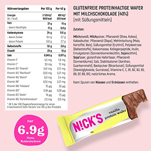 Nicks keto barer peanøtter n fudge, sjokolade peanøtter karamell snacks, 175 kalorier, 3,9 netto karbohydrater, ingen tilsatt sukker, glutenfri, lavkarbohydrater (15x40g)