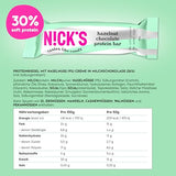 Nicks Protein Barmischung, Keto -Proteinbalken mit niedrigen Kohlenhydraten ohne Zucker zu Zucker, glutenfrei | 15G -Protein mit Kollagen (9 Proteinbalken x 50 g)