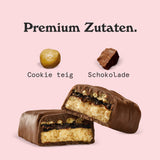 Nicks Protein Barmischung, Keto -Proteinbalken mit niedrigen Kohlenhydraten ohne Zucker zu Zucker, glutenfrei | 15G -Protein mit Kollagen (9 Proteinbalken x 50 g)