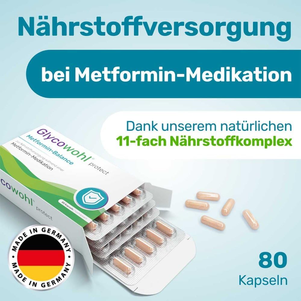 GLYCOWOHL METFORMIN BALITÀ NähRSTOFFROVERSorg.kaps. 80 stk