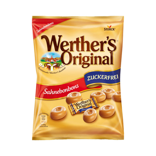 Werther's Original-1 x 70 g-Zuckerfreie Cremesonbonbonbons mit köstlichem Karamellgeschmack