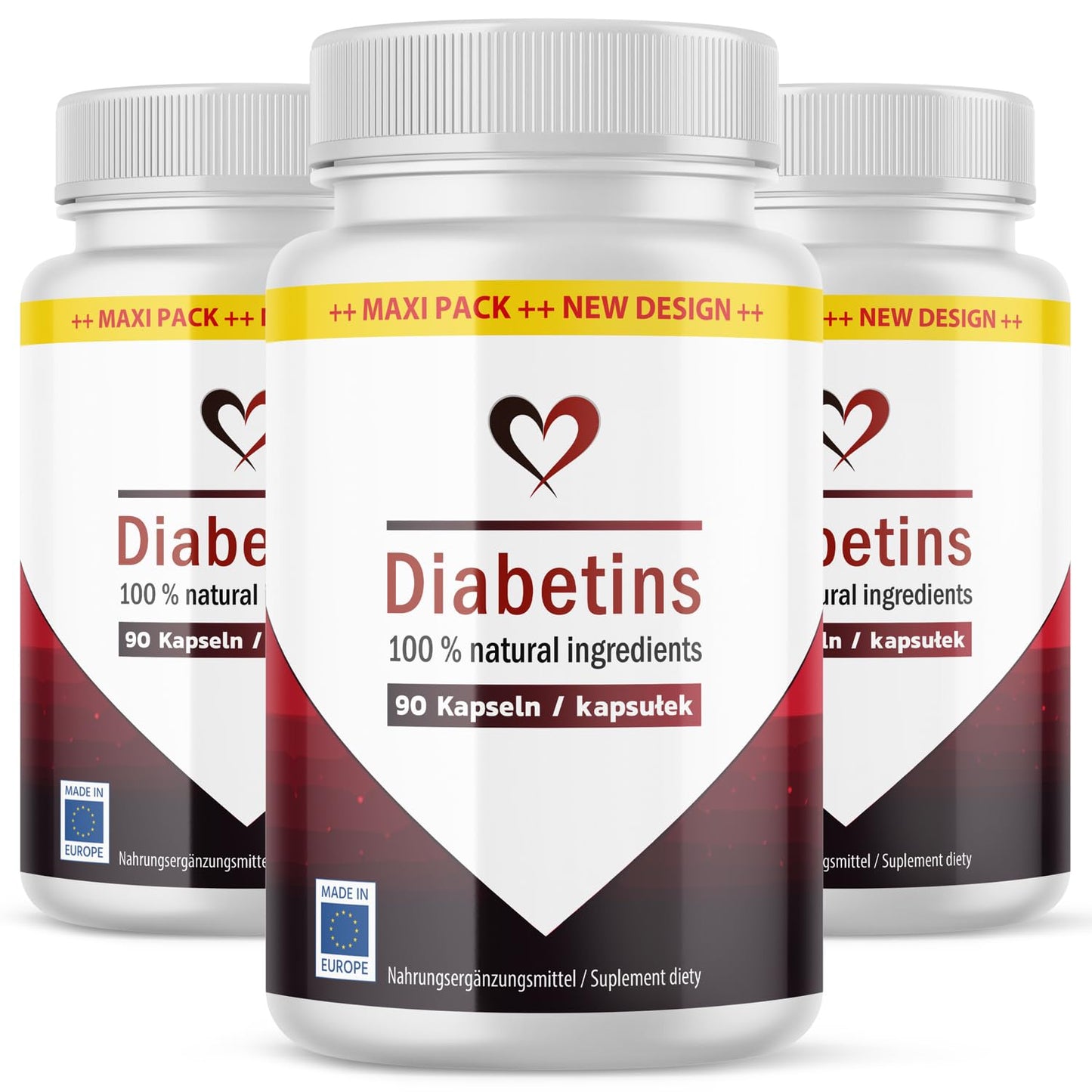 Diabetins kapsler - Kvalitet for menn og kvinner - 90 Diabetin Capsules Maxipack 1x