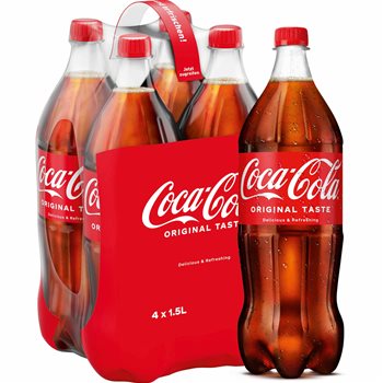 Coca-Cola 4 x 1,5 l. KJÆLEDYR