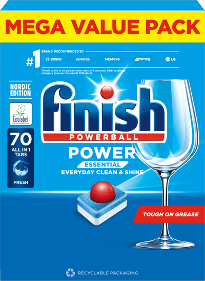 Finish Power esencial 70 pestañas