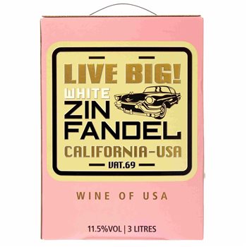 Piense en Big Zinfandel Rose 3L Bib