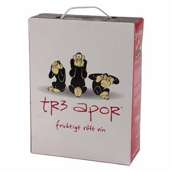 Tr3 Apor Red wine 3 l. BIB