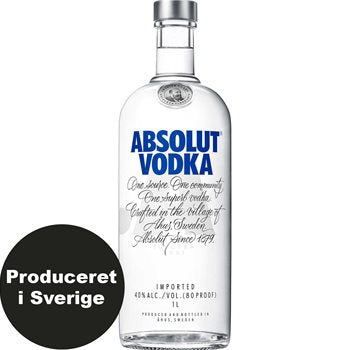 Vodka assoluta 40% 1 l.v