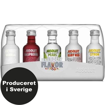 Absolut fem vodka 40% 5x0,05 l.