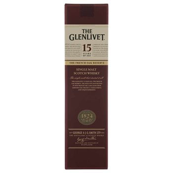 GLENLIVET 15YO 40% 0,7 L.