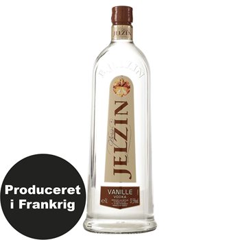 Jelzin vodka vanilj 37,5% 1 l.