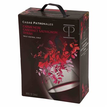 Casas Patronales Carmenere Cabernet Syrah 3 l. HAKLAPP