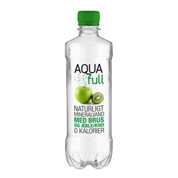 Aqua fuld m/ soda æble-kiwi 18x0,5L