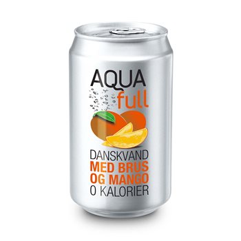 Aqua lleno con mango de soda 24x0.33l