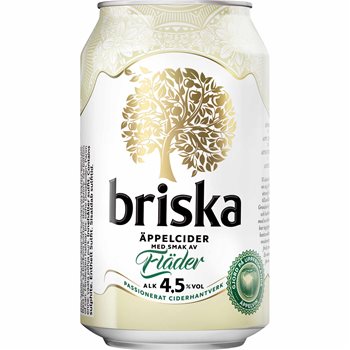 Briska fläder 4,5% 24x0,33 l.