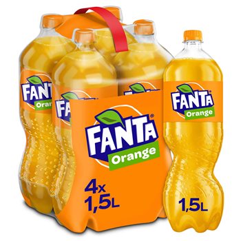 Fanta Orange 4 x 1.5 l. MASCOTA