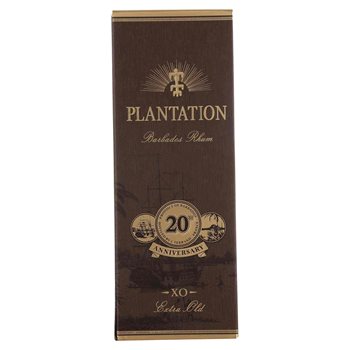 Rum Plantation Barbados Ekstra gammel 20 -årsjubileum 40% 0,7 l.