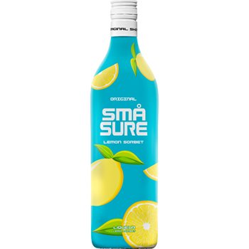 Små sur citron sorbet 16,4% 1 l.