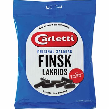 Carletti original Salmiak Finnish Licorice 350G