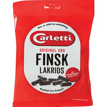 Carletti Licorice finlandese Sweet Original 350 g.