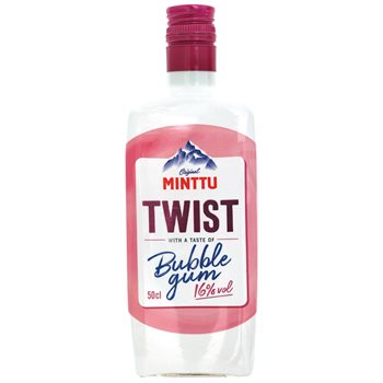 Minttu Twist Bubble-Gum 16% 0.5 L.