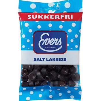 Evers Sugar-free salty licorice 70 g.