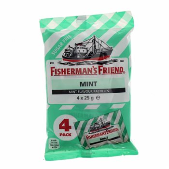 Fisherman's Freund Mint Green Stripe 4-Pack 100 g