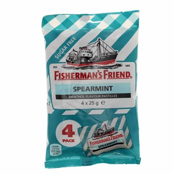 Amigo de Fisherman Spearmint Sugar gratis 4 paquetes 100 g