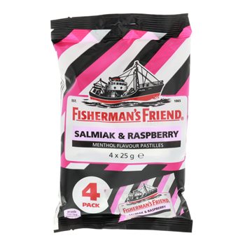 Fishrman's Freind Salmiak-Raspberry 4PCS 100G