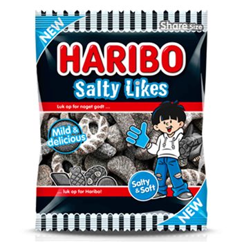 A Haribo Salty le gusta 350 g.