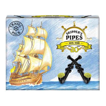 Malaco Skippers Pipes Seasalt 20er 340G