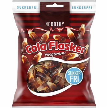 Nordthy cola flasker sukker gratis 80g