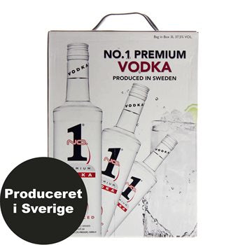 No.1 Premium Vodka 37,5% 3 l. SMEKKE