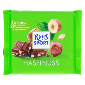 Lapte sport Ritter cu divizor de alune 100 g