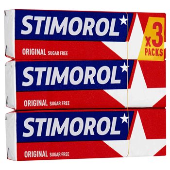 Stimorol Original Sugar Free 3-pack 42 g