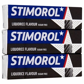 Stimorol Real Liquorice Free 3-pack 42 g