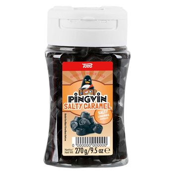 Tom's Pinguin Salty Karamell 270 g.