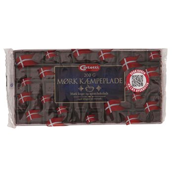 Carletti Placă uriașă Dark 200 g