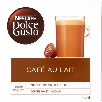 NESC DLCGST CAFE AU LAIT INTENSO 16 st. 160 g