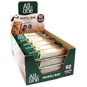 All in One Müslibar Dark Chocolate 25 g.