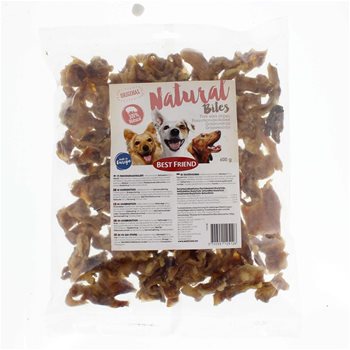 Bedste ven Natural Bites Pig Ear Strips 600 g