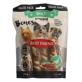 Bester Freund Bones 3in1 Duck 225 g. 7 PCs.